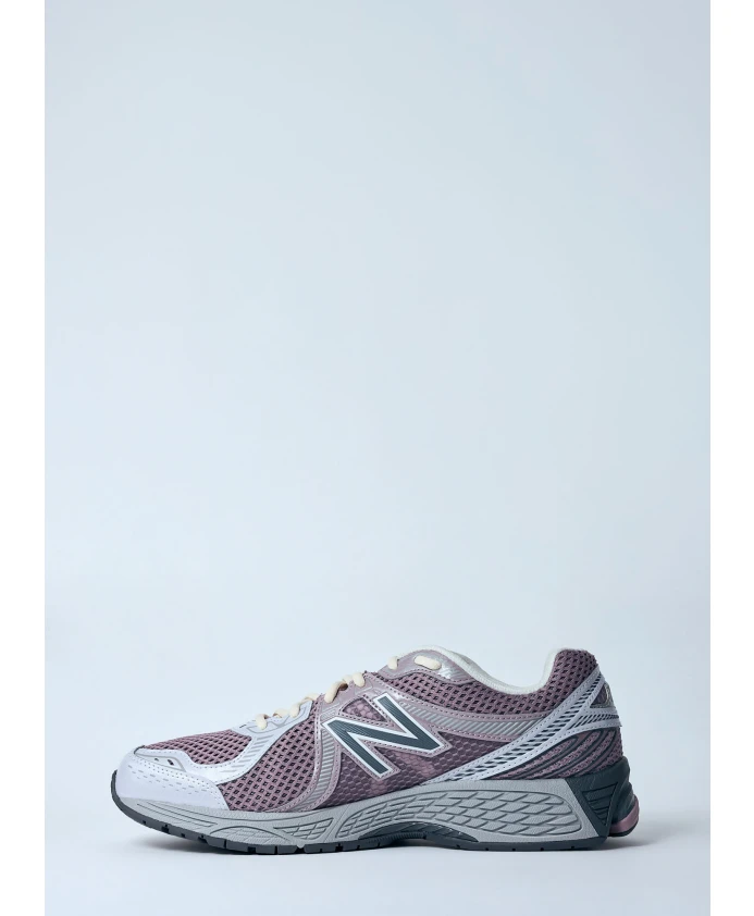 Кроссовки с сетчатыми вставками и вышитым логотипом. New Balance, мультиколор — фото 4