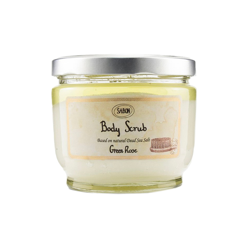 SABON Изумрудно-зеленый скраб для тела Rose 320г/600г увлажняющий отшелушивающий очищающий с цветочным ароматом — фото 3