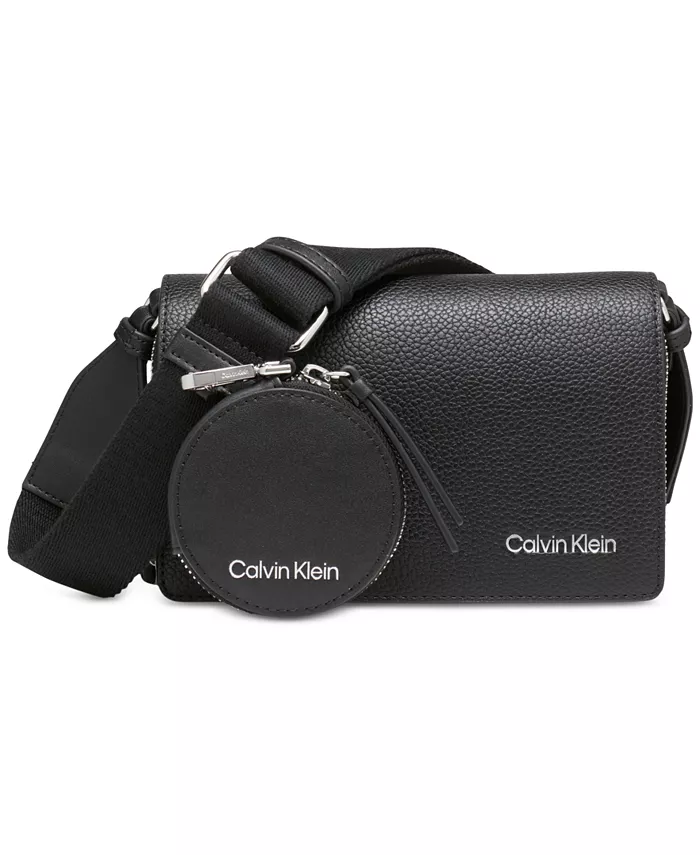 

Сумка кросс-боди Millie с двойной молнией Calvin Klein, черный