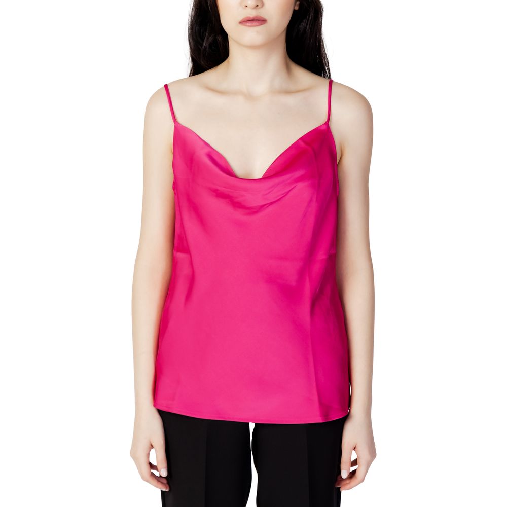 

Розовые полиэстеровые топы и футболки Vila Clothes