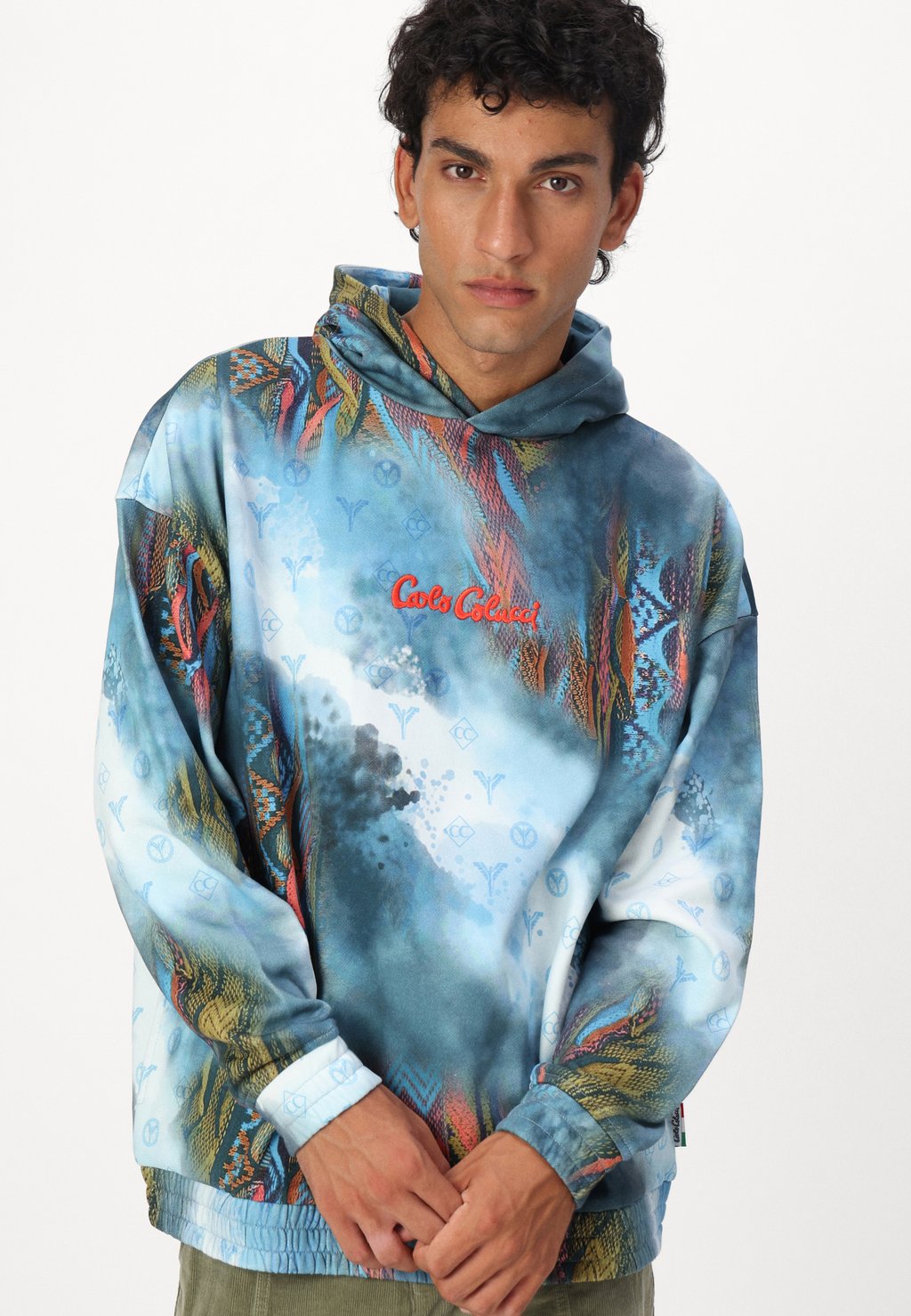 

Толстовка HOODIE Carlo Colucci, оранжевый