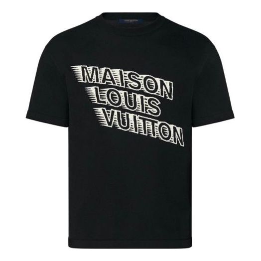 

Футболка LOUIS VUITTON FW21 Maison LOUIS VUITTON LV Logo Tee 1A99ZM, черный