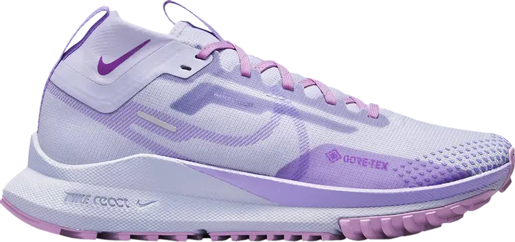 

Кроссовки Wmns React Pegasus Trail 4 GORE-TEX 'Oxygen Purple', розовый