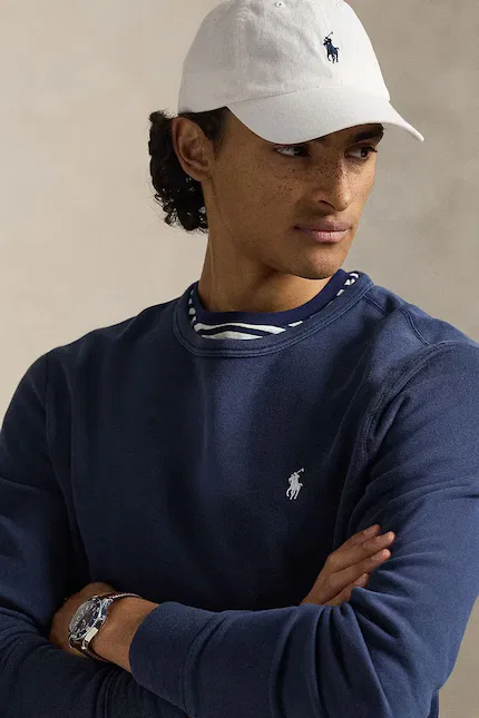 Худи из эластичного трикотажа Polo Ralph Lauren, синий — фото 4