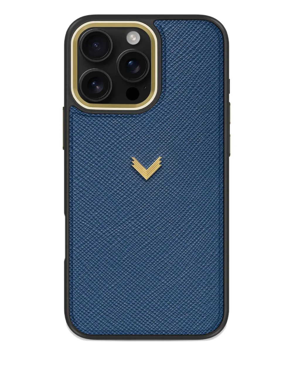 

Чехол для iPhone 16 Pro Max из сафьяновой кожи Velante, синий