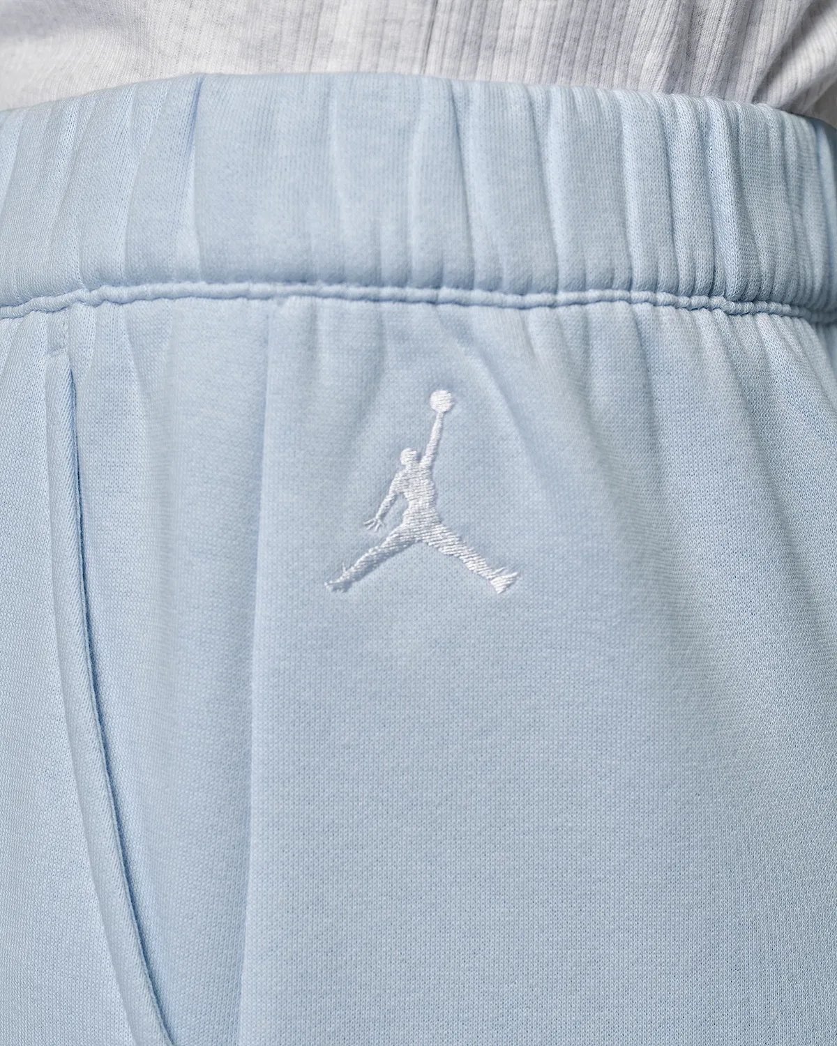 Детские флисовые штаны Jordan Love is in the Air, Light Blue/White/White — фото 4