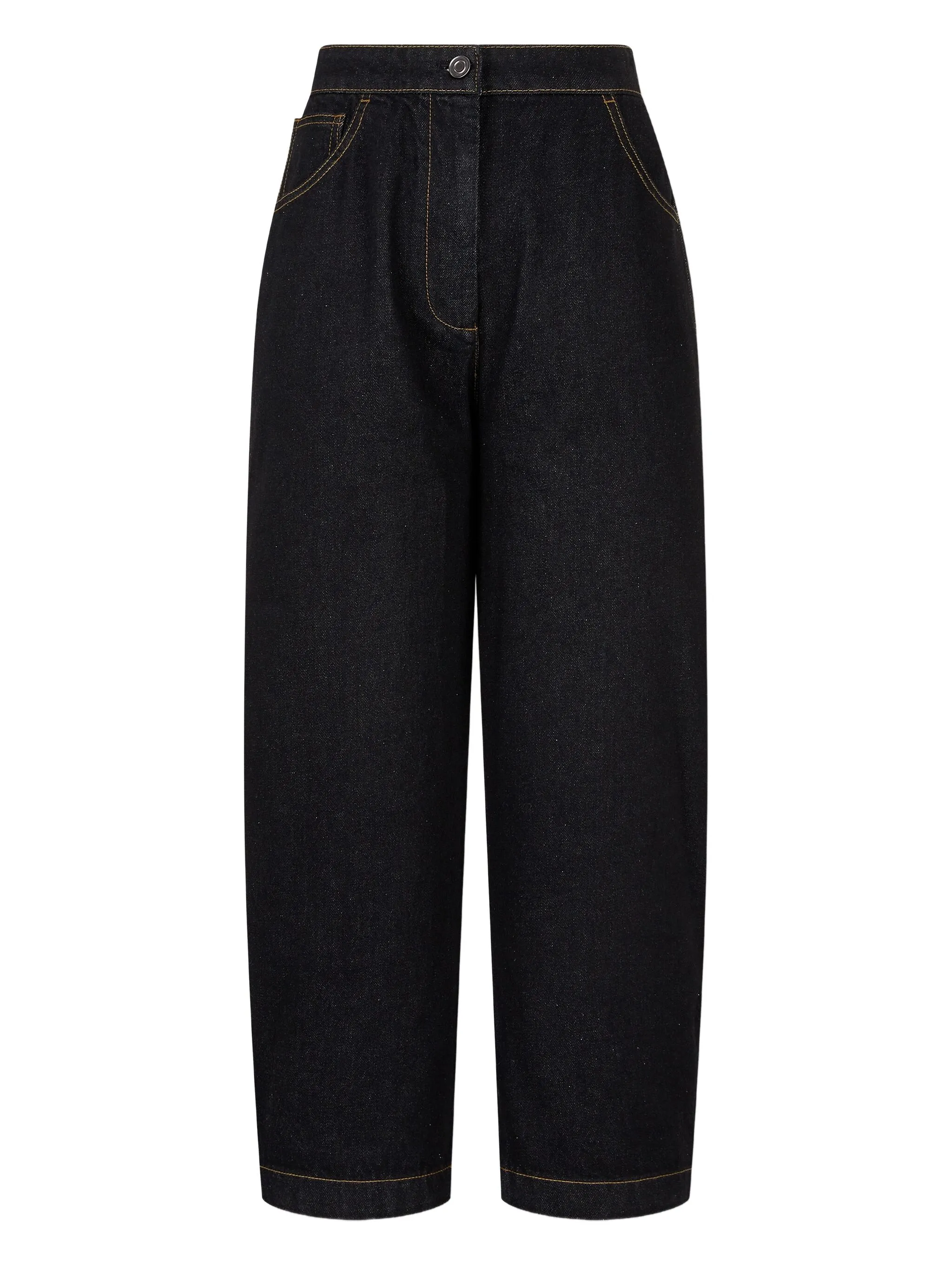 

Брюки с эластичным поясом Studio Tomboy, черный