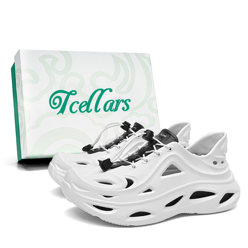 TCELLARS Клоги мужские винтажные белые (молния белый), цвет Vintage White (Lightning White) — фото 2