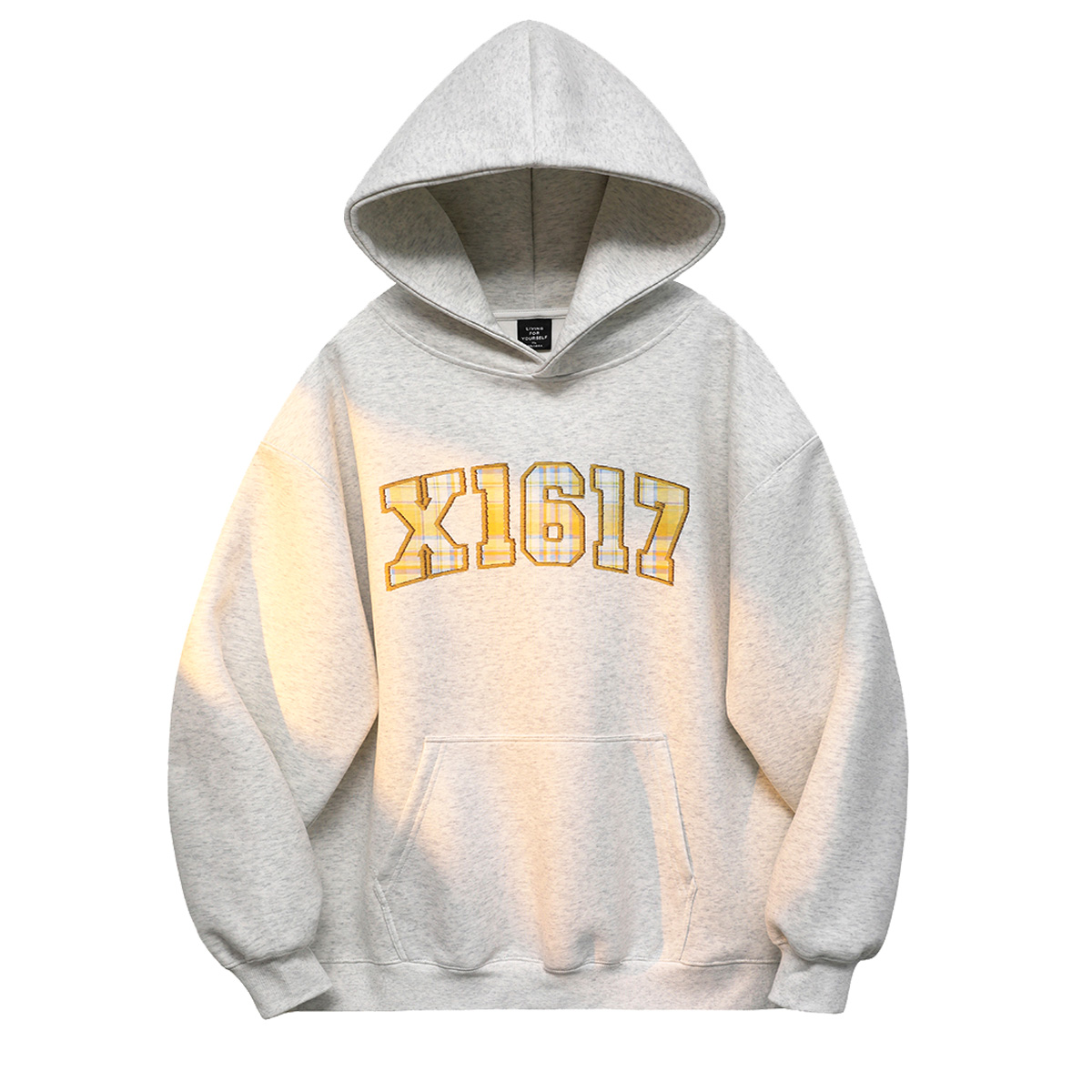 

Толстовка Unisex Hooded Moderate Others X1617, heather серый thickened sweatshirt