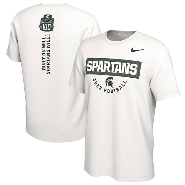 

Мужская белая футболка michigan state spartans 2023 Nike