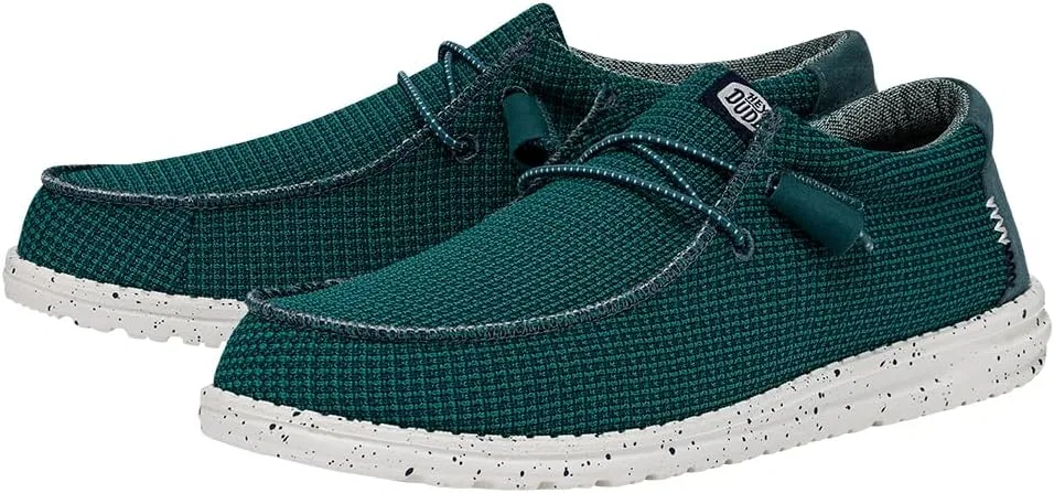 Мокасины мужские HEYDUDE Wally Sport Mesh, бирюзовый — фото 2