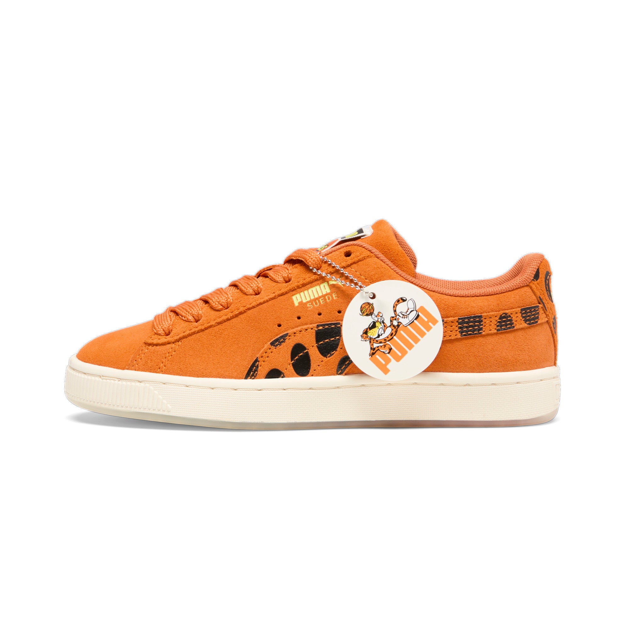 

Замшевые кроссовки PUMA Big Kids x CHEETOS, цвет rickie orange/for all time red/warm white
