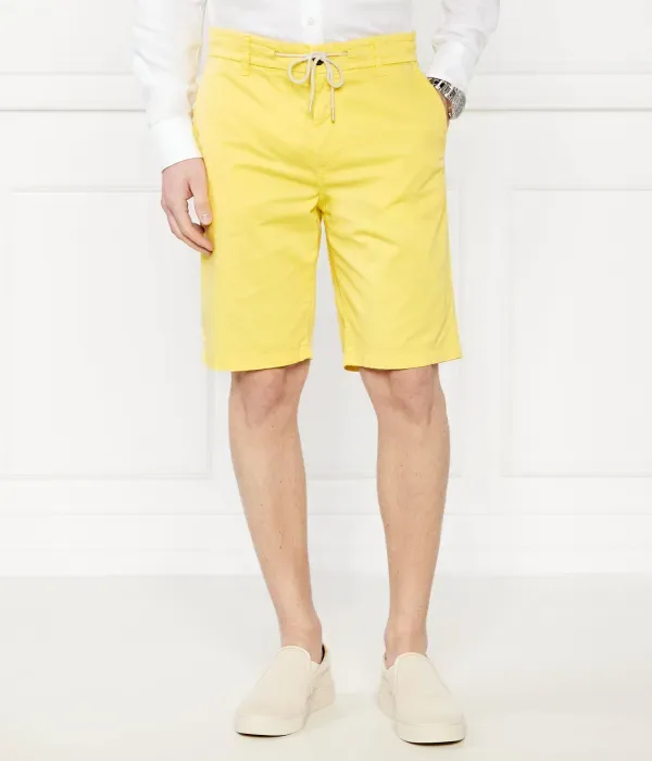 Шорты Чинос tapered fit Boss Orange, желтый — фото 3