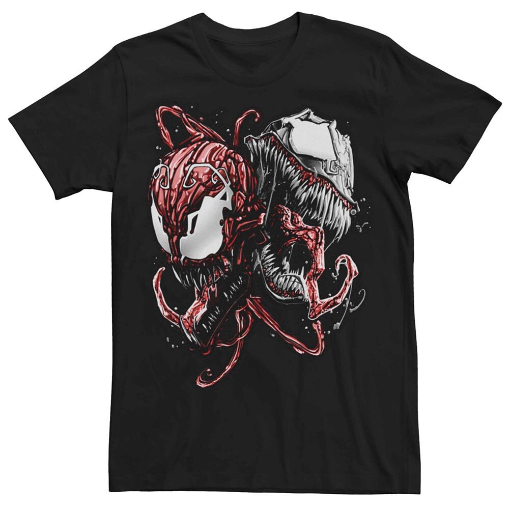 

Мужская футболка с рисунком Marvel's Carnage And Venom Licensed Character, черный