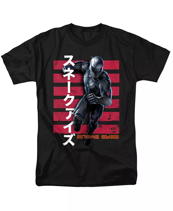 

Футболка Big & Tall Snake Eyes G.I. Joe Origins с принтом Snake Eyes в движении Hasbro+, черный