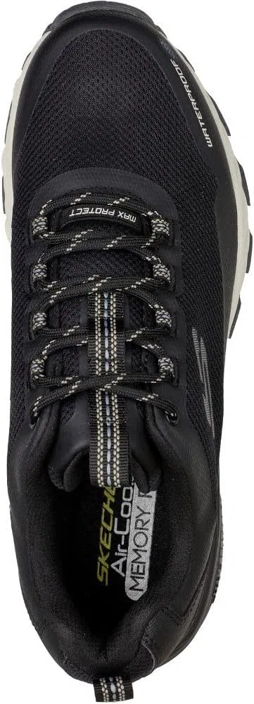 Мужские прогулочные кроссовки Skechers Max Protect, Black Synthetic Mesh Gray Trim — фото 4