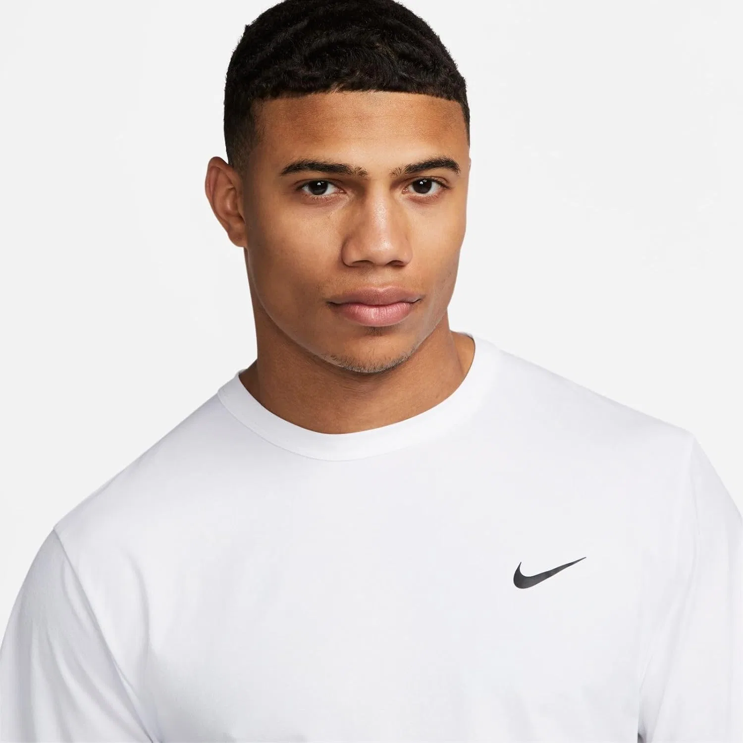 Футболка Nike Dri-FIT UV, мужская, White/Black — фото 4
