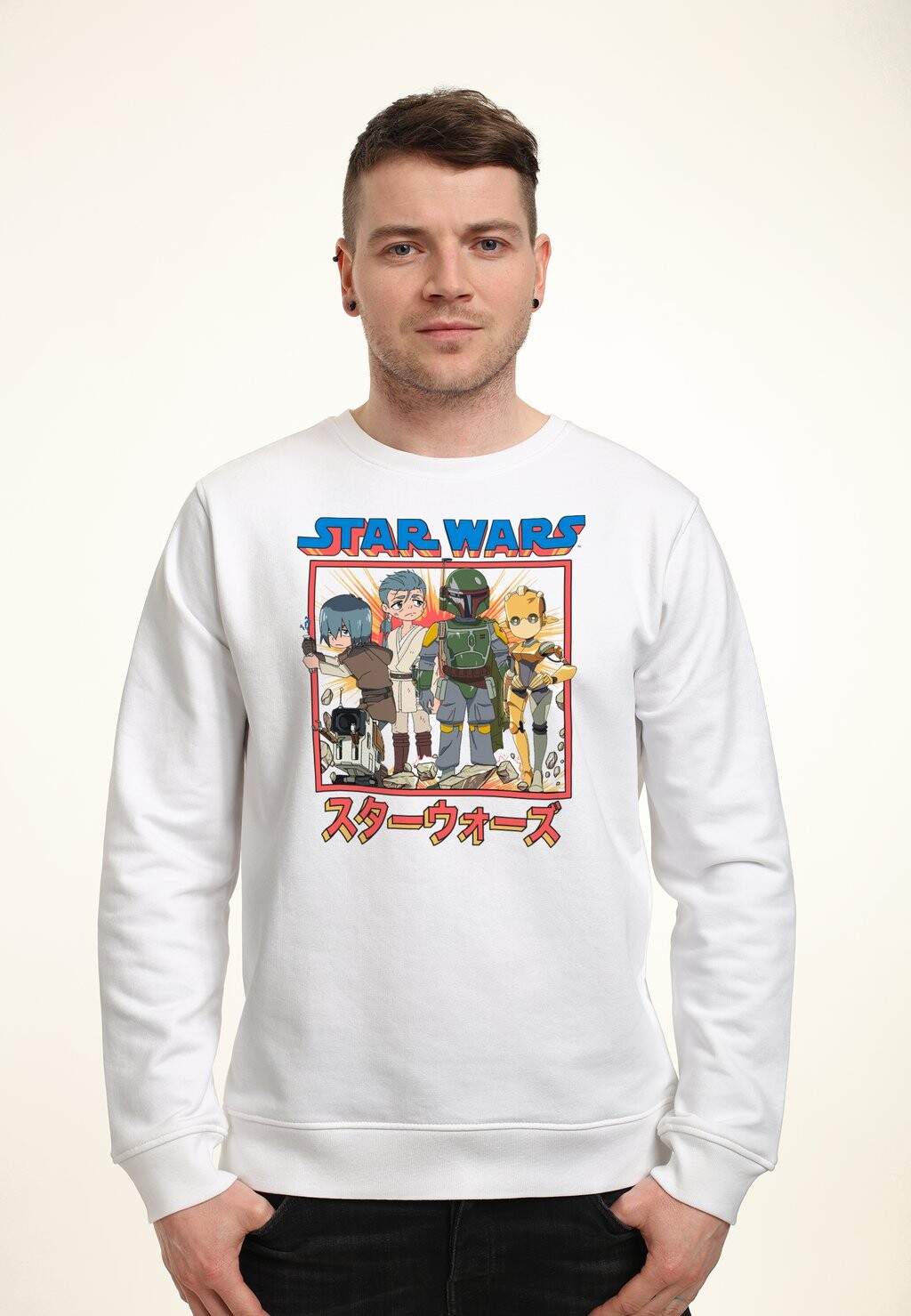 

Толстовка STAR WARS VISIONS ANIME GROUP Star Wars, белый