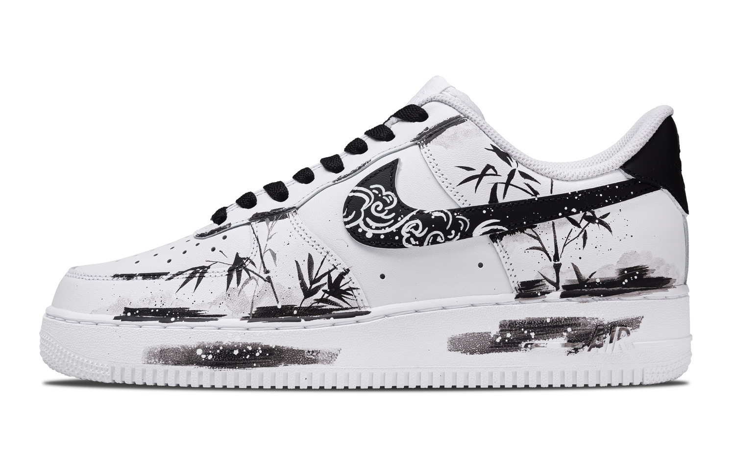 

Air Force 1 Low 07 устойчивые к истиранию низкие кроссовки для скейтбординга мужские Nike, черный/белый