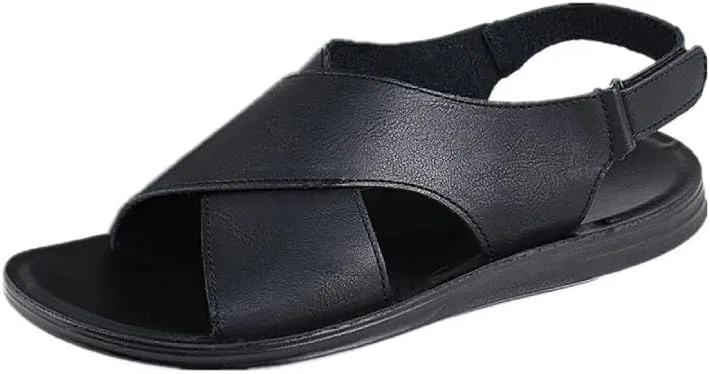 Сандалии кожаные MGGMOKAY, Black