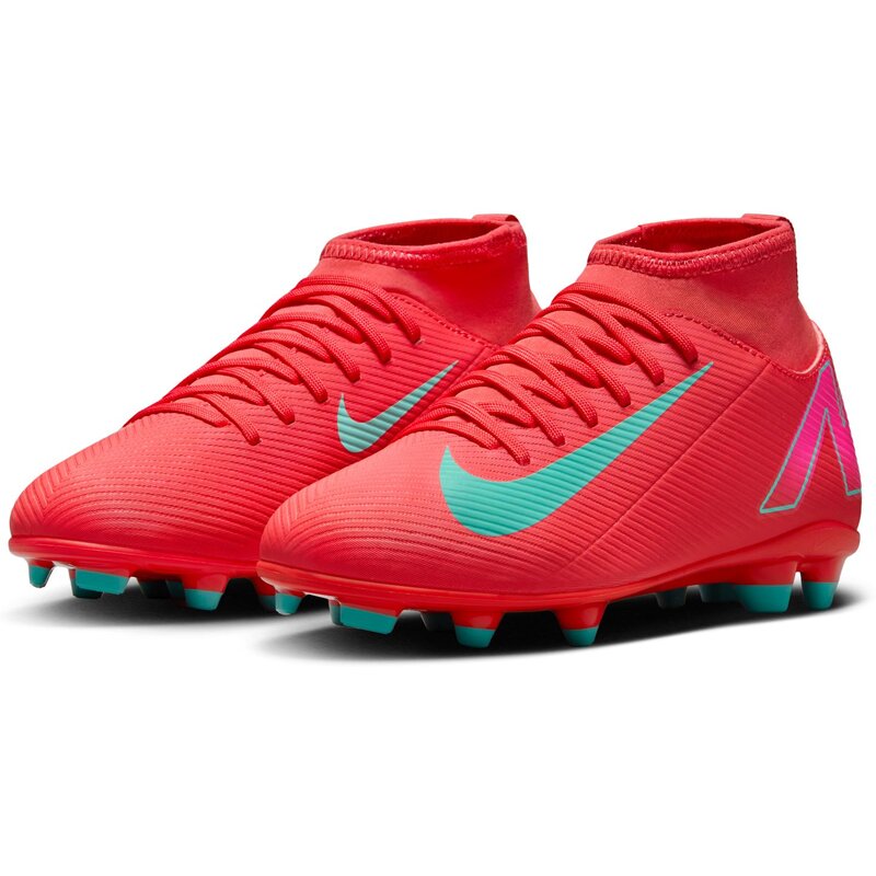 Футбольные бутсы для газона jr superfly 10 club fg/mg Nike, мультиколор — фото 4