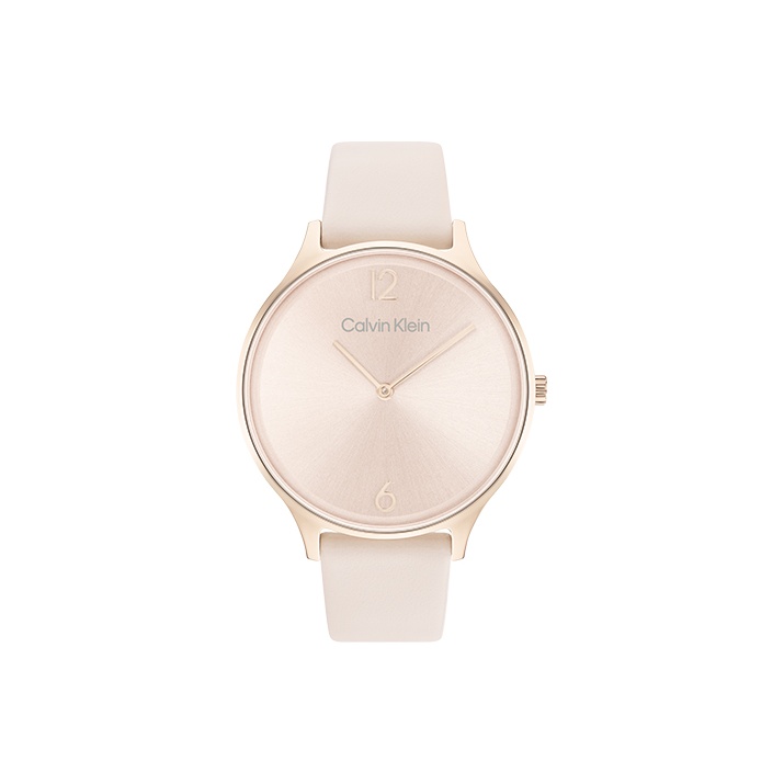 

Calvin Klein Часы Wrist Watch Quartz Movement Leather Watch Bands 38mm Pink Watch Dial Women's Watch, Pink Watch Dial 25200009