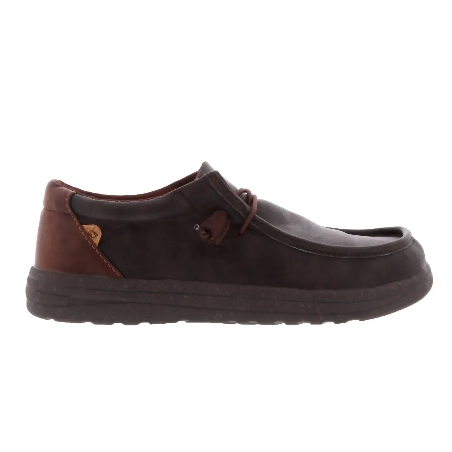Lamo Мужские парусиновые кеды Paul Canvas Deck Shoe, цвет вощеный шоколад