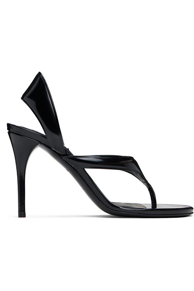 Инфрадито на каблуке Alaïa, черный