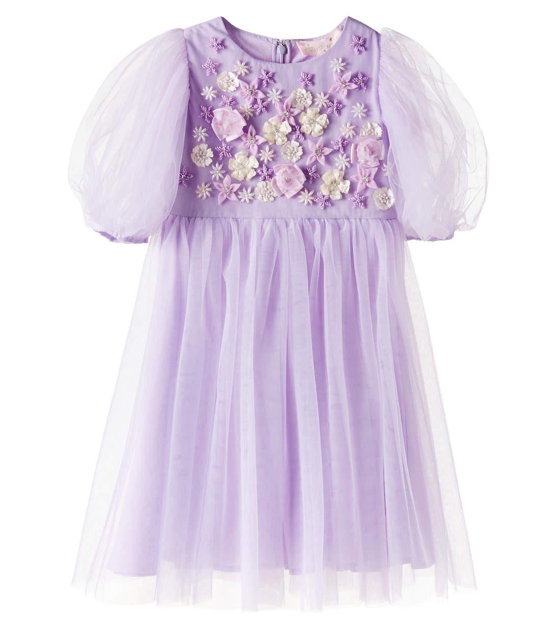 

Тюлевое платье с цветочной аппликацией Tutu Du Monde, Pastel Lilac
