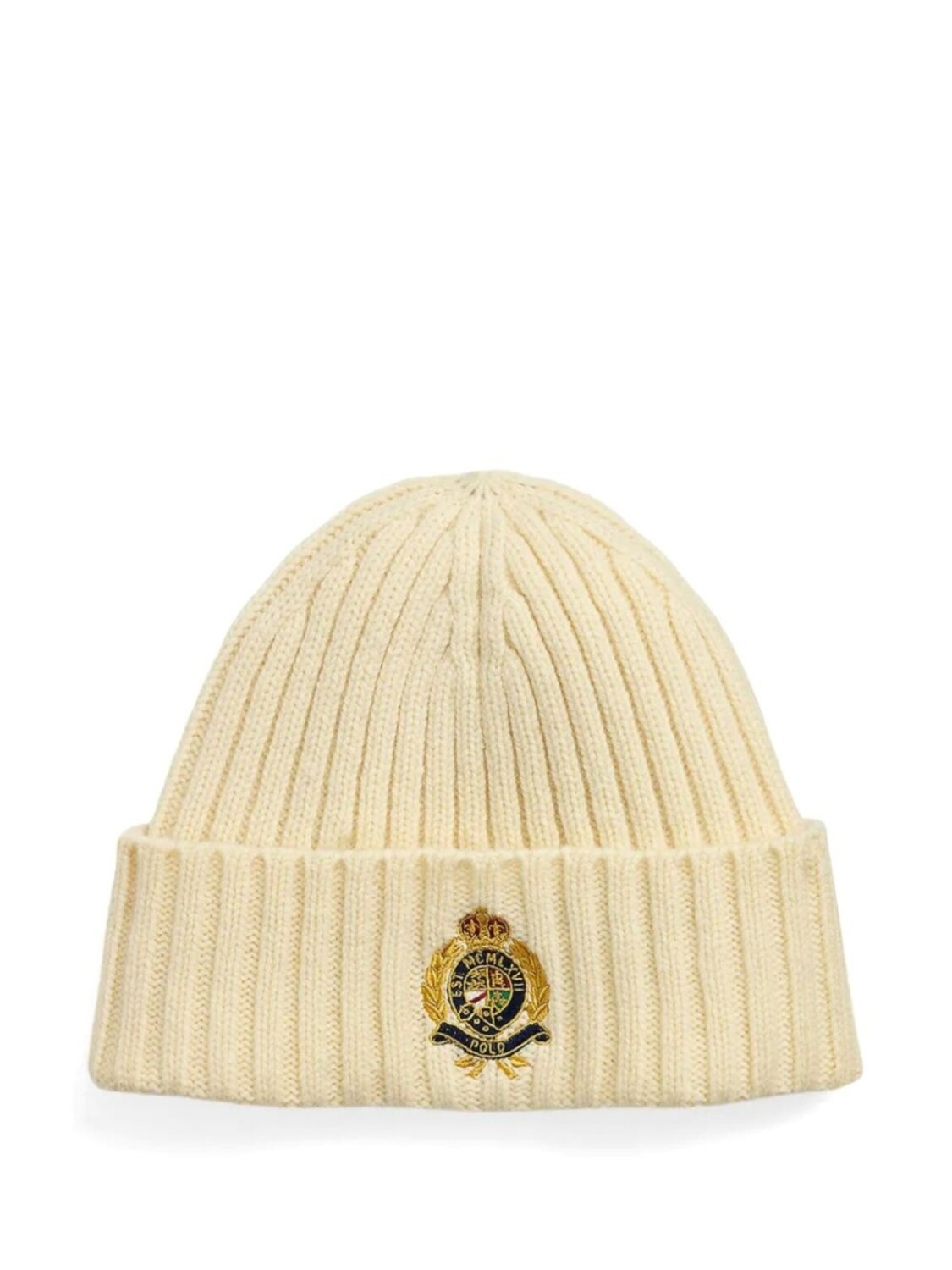 

Polo Ralph Lauren шапка бини Crest с вышивкой, нейтральный