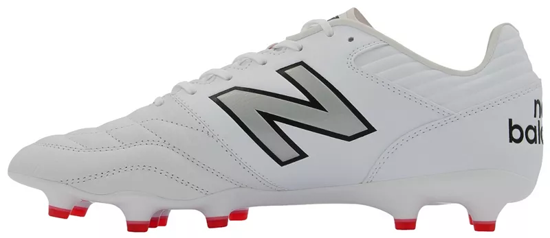 Футбольные бутсы New Balance 442 v2 Pro FG, белый/красный — фото 3
