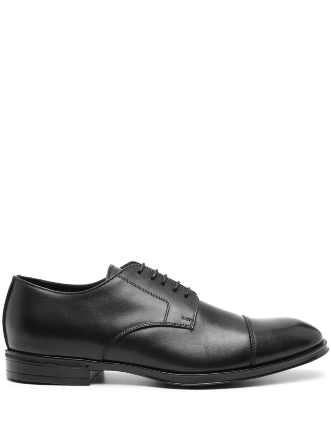 

Canali туфли Дерби из кожи на шнуровке, черный