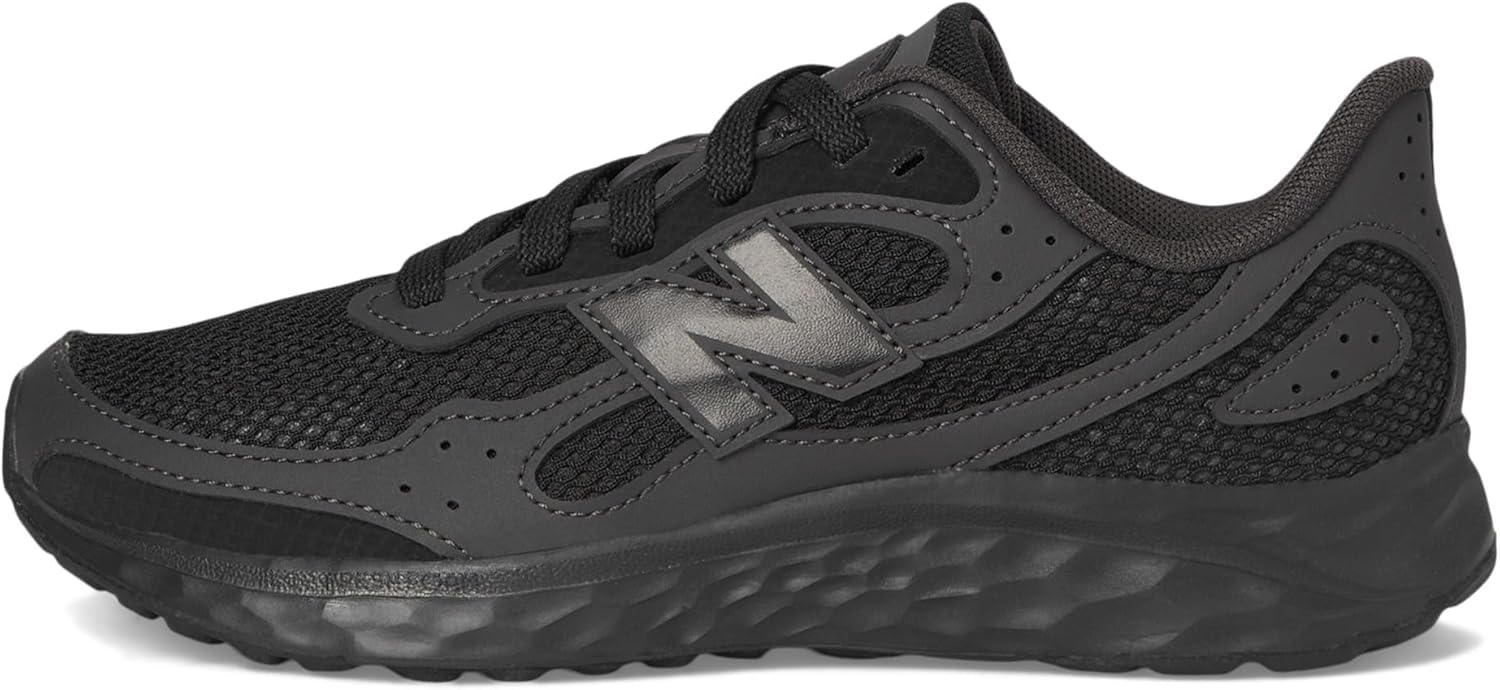 Детские кроссовки New Balance Fresh Foam Arishi Lux V1 на шнуровке (унисекс), черный — фото 4
