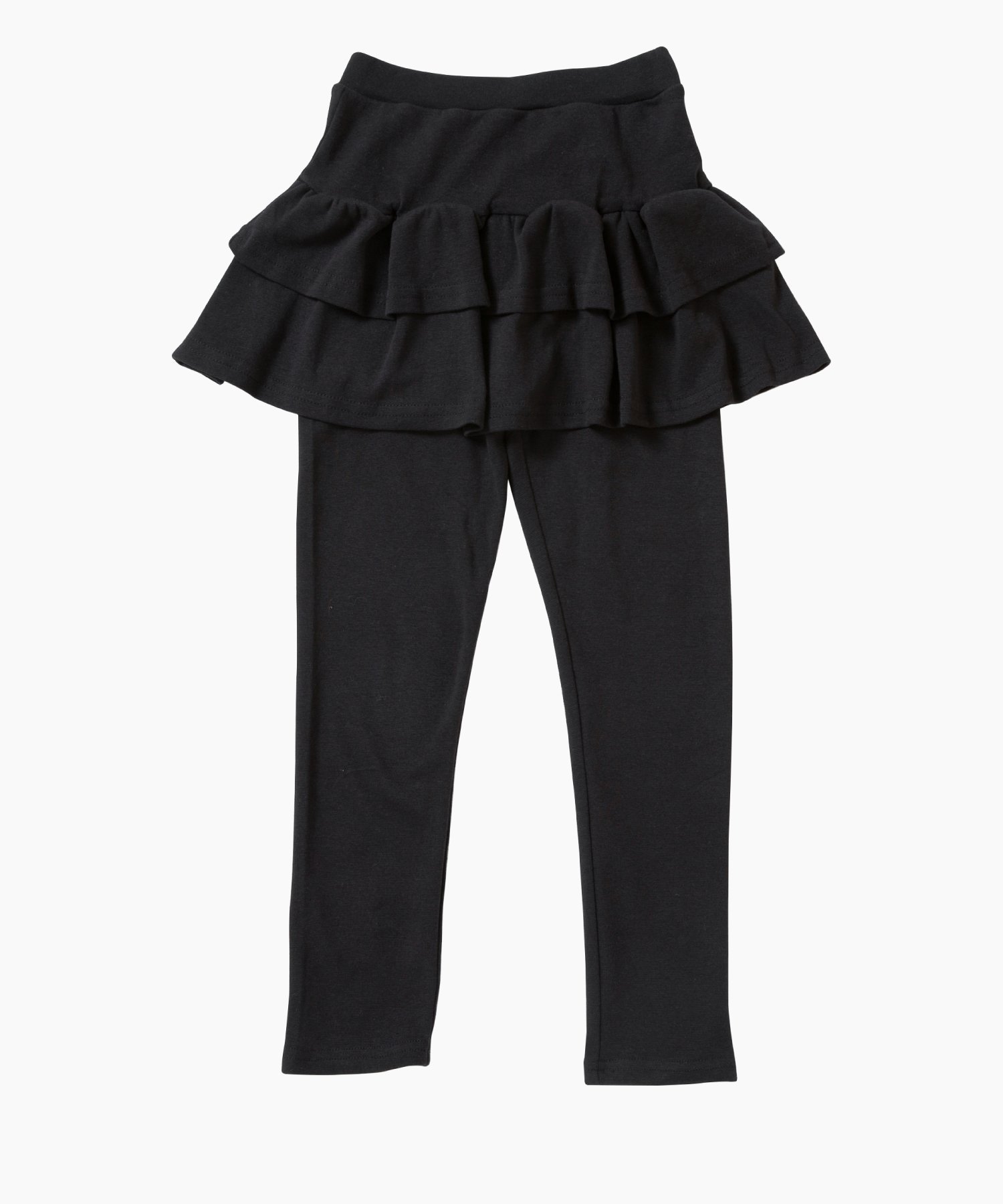 Юбка Эластичные юбки (с двухъярусными оборками) Ever Closet, Black C — фото 3