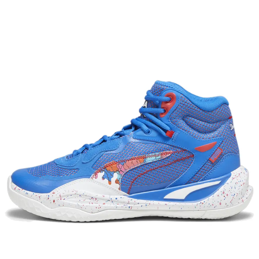 

Кроссовки PUMA Playmaker Pro Mid Dylan 'Bluemazing Red', синий