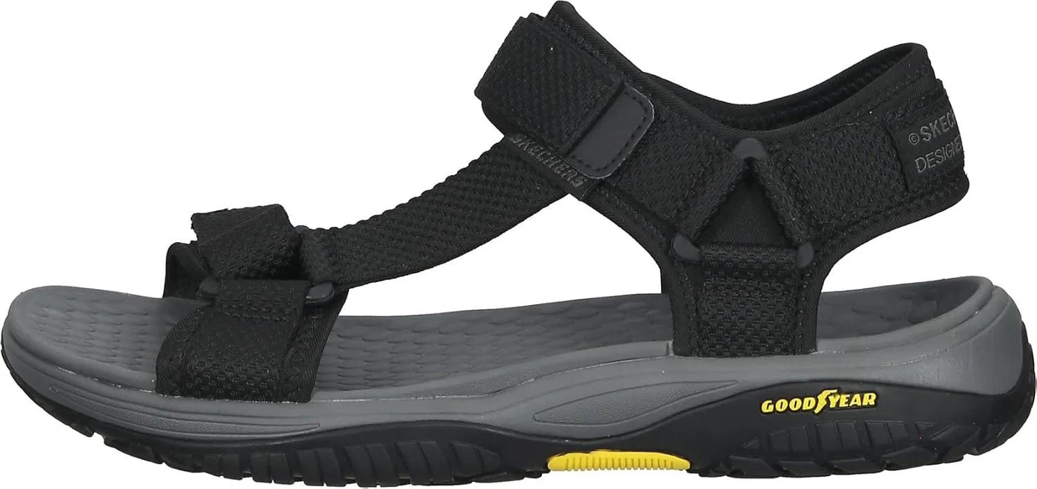 Мужские сандалии Skechers Lomell Rip Tide, 2-Black — фото 2