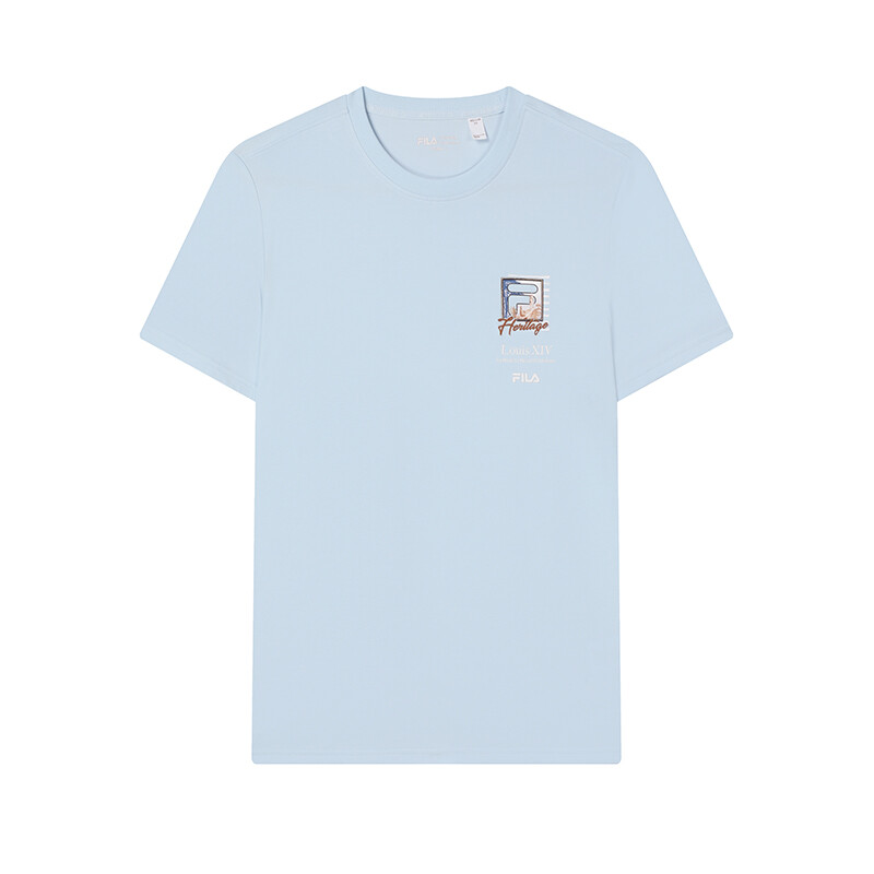 

Футболка мужская Jade Sky Blue Fila, голубой