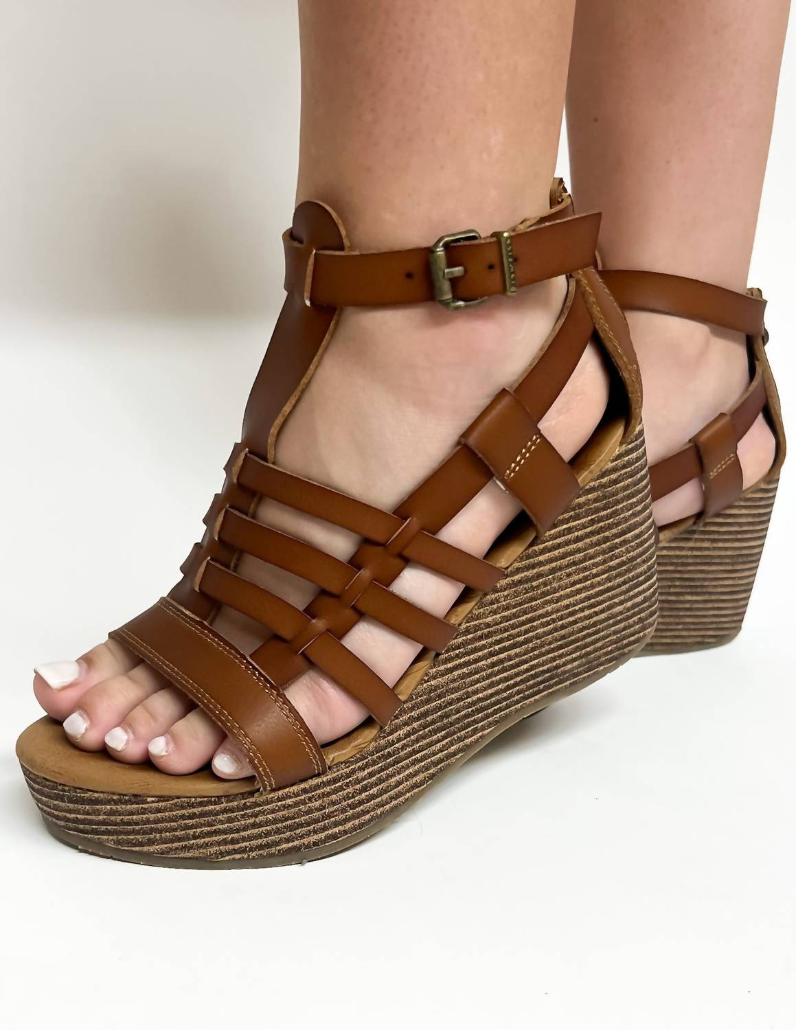 Женские сандалии Piper Wedge Sandal в шотландском цвете Dyecut BLOWFISH, цвет scotch dyecut — фото 3