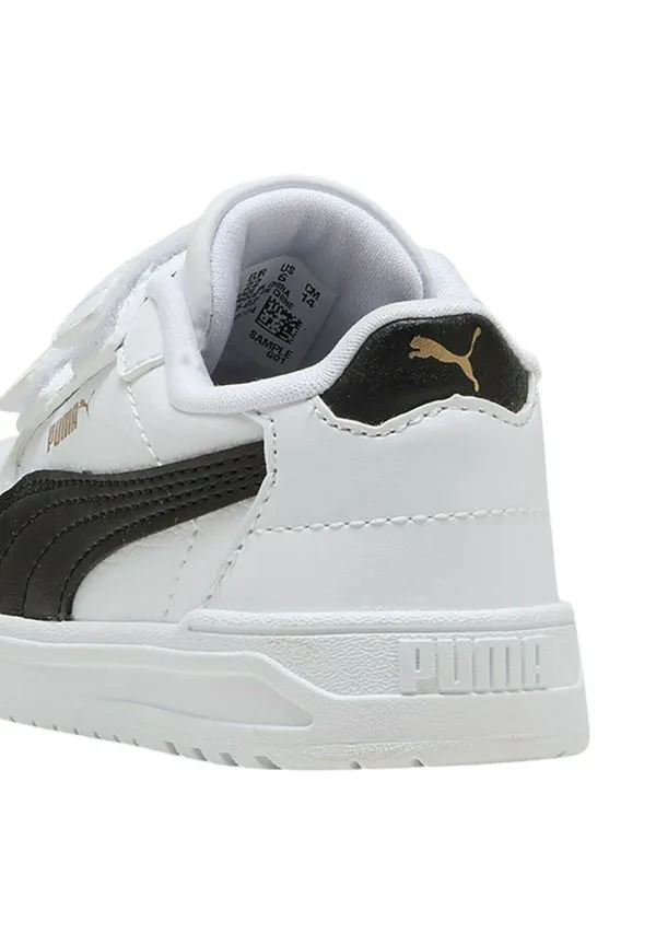 Кроссовки детская обувь Puma, White- Black- Gold — фото 4