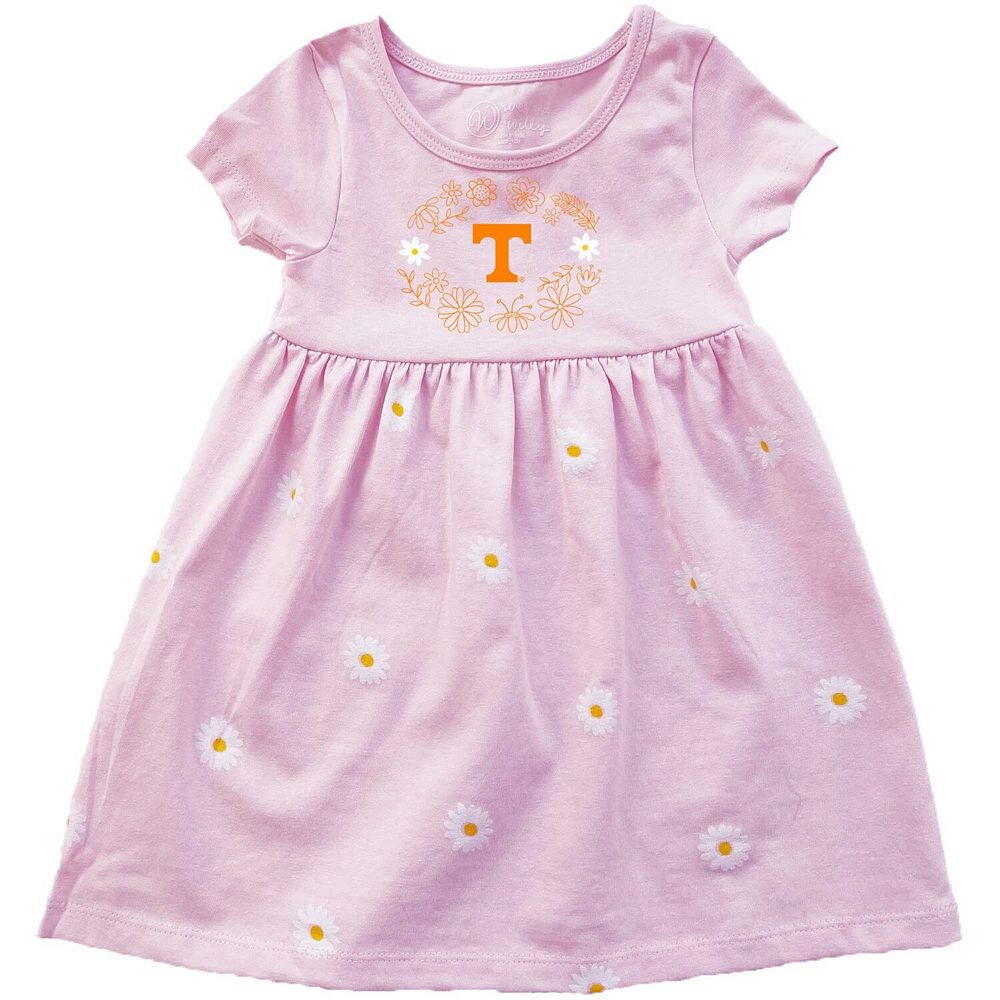 

Розовое платье Tennessee Volunteers Daisy для девочек для малышей Wes & Willy, цвет Ten Pink