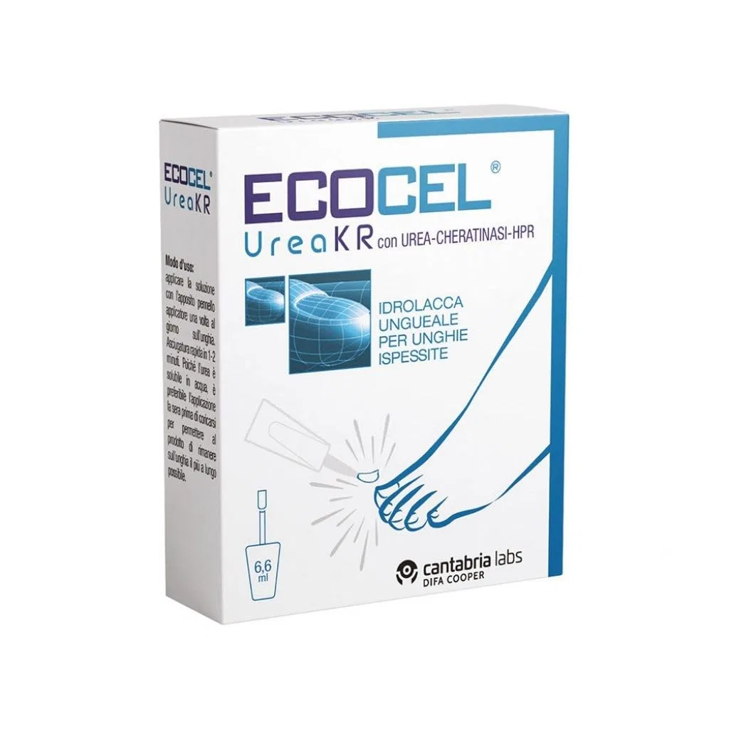 Лак для утолщенных ногтей Ecocel Urea Kr, 6.6 мл Difa Cooper