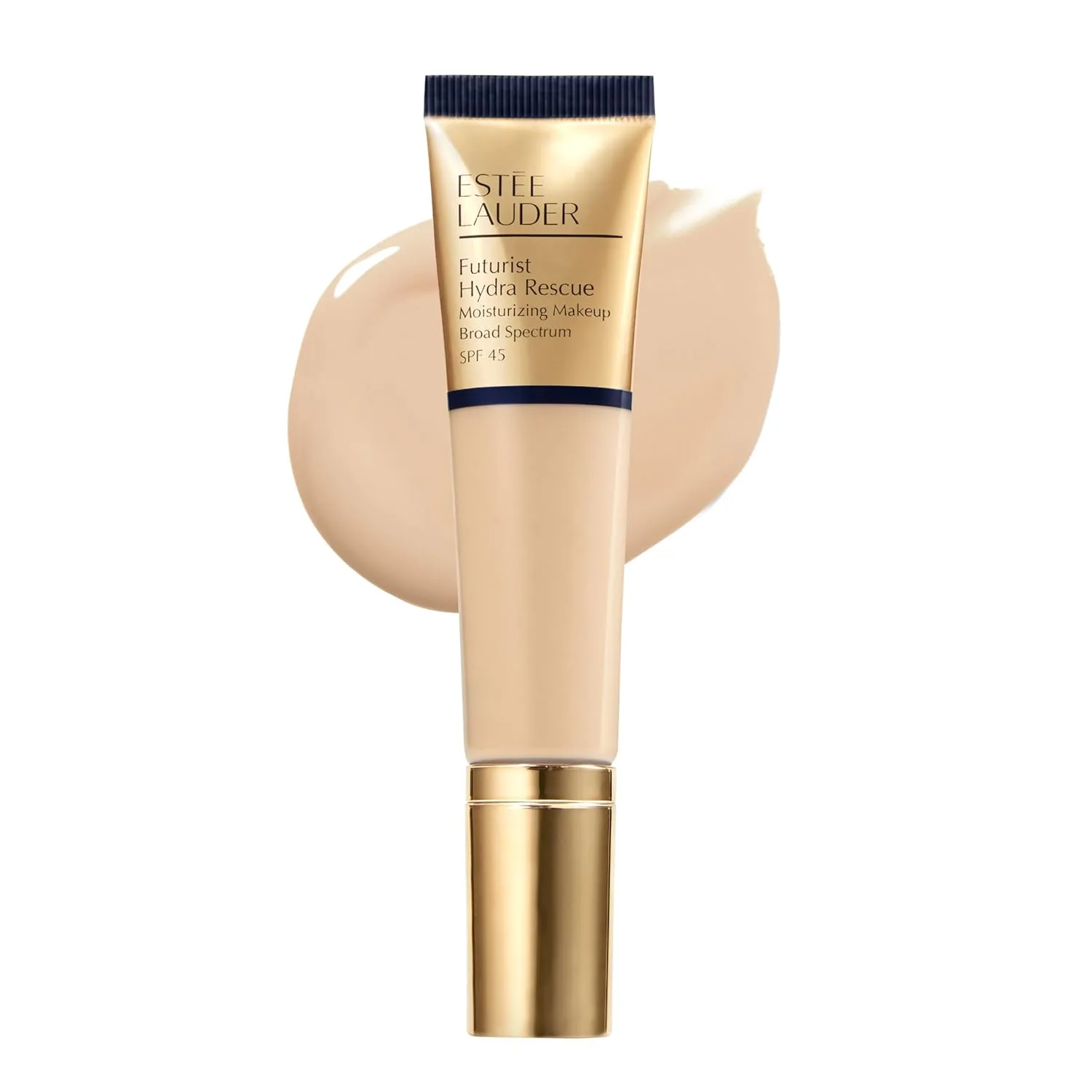 Увлажняющая тональная основа Estée Lauder Futurist Hydra Rescue с SPF 45 для 12-часового сияния, 35 мл., 1W2 Sand - Light with warm subtle olive undertones