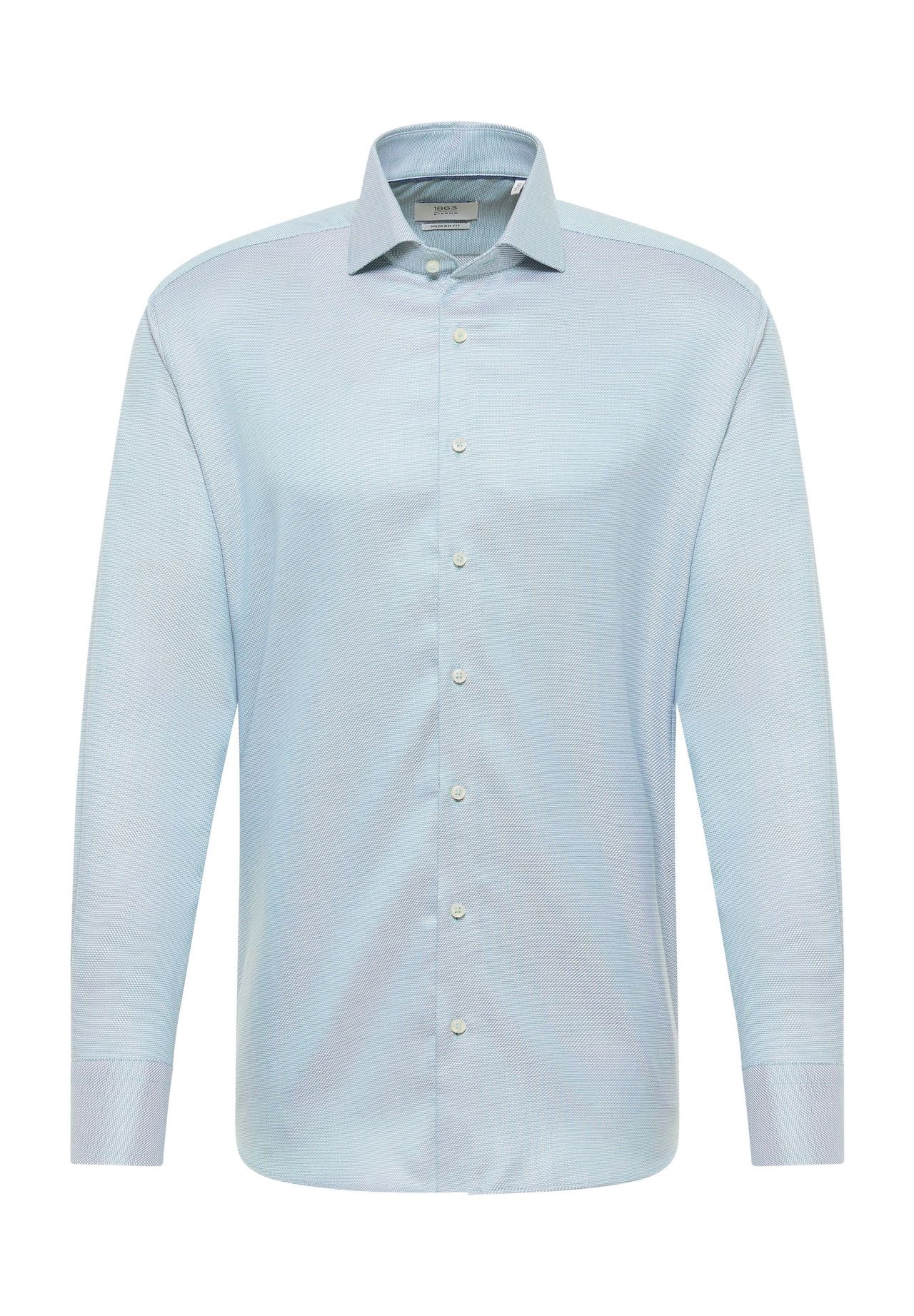 

Хлопковая рубашка MODERN FIT ETERNA, цвет Leave