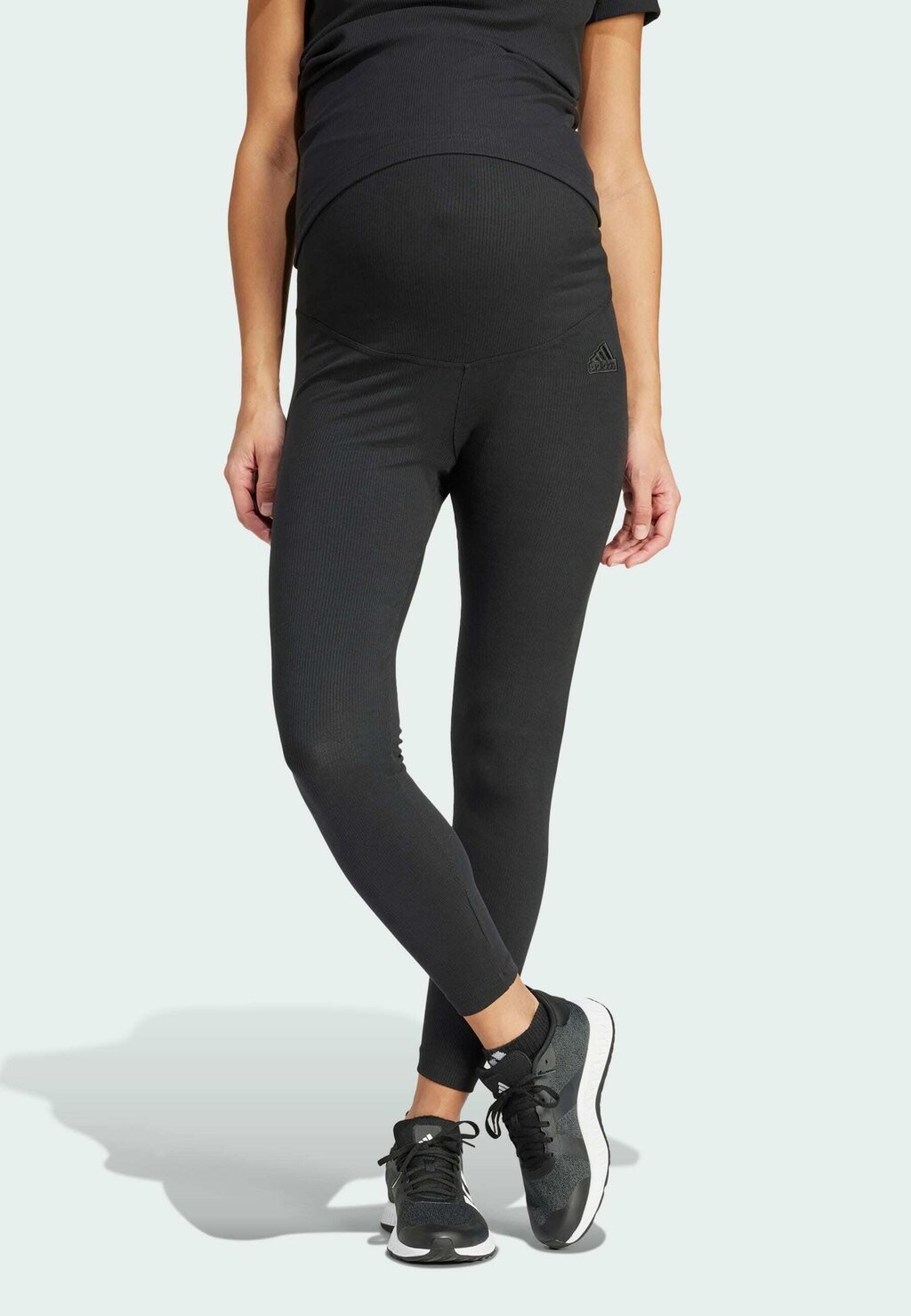 

Тайтсы HIGH-WAISTED MATERNITY adidas Sportswear, цвет black