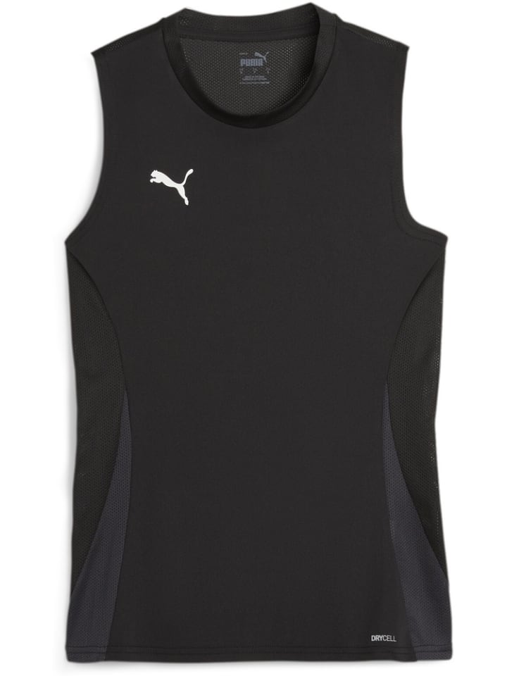

Спортивная футболка TeamGoal Sleeveless Jersey Wmns черного цвета Puma