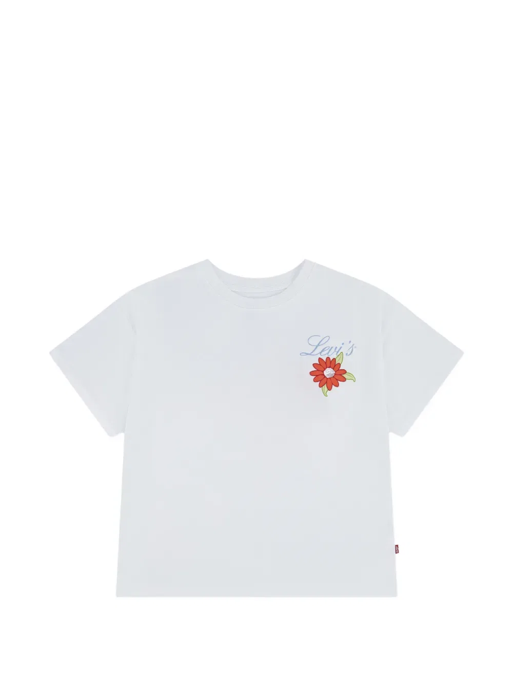 Футболка с цветочным принтом Levi'S Kids, белый