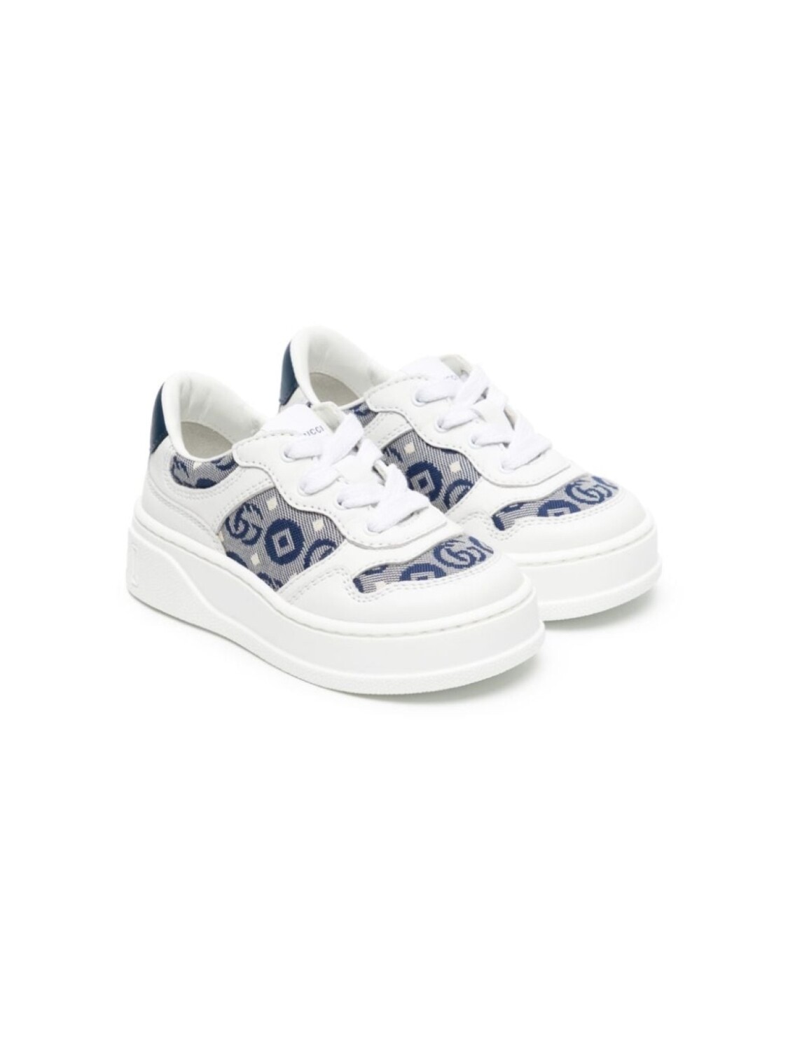 

Gucci Kids кроссовки с узором Double G, белый