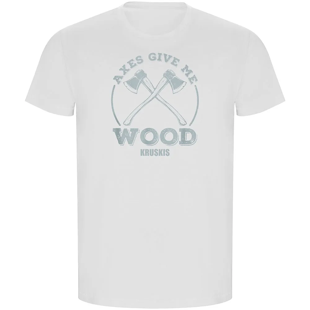 

Футболка с коротким рукавом Kruskis Give Me Wood ECO, белый