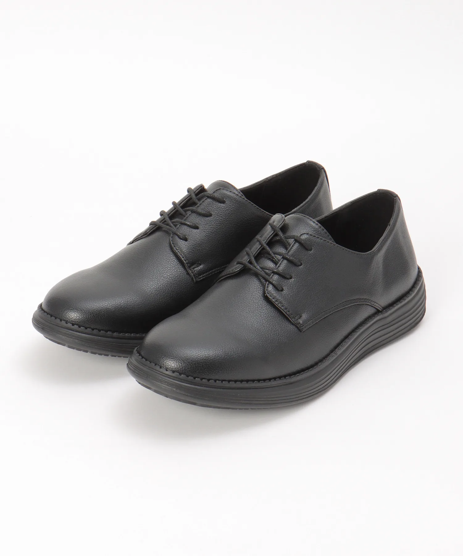 Мужские лоферы с комфортной подошвой Comfort Plain Toe ikka чёрные