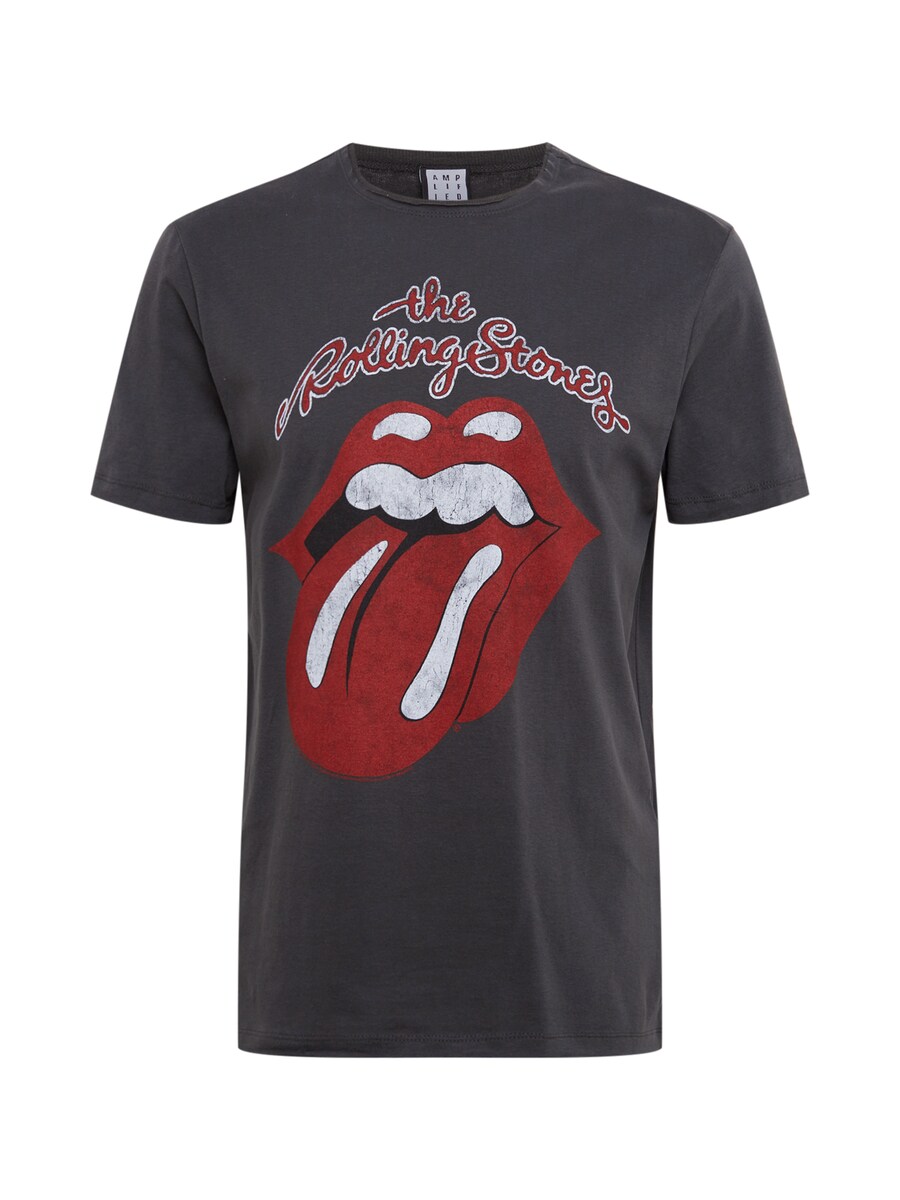 

Классическая футболка AMPLIFIED Regular fit Shirt ROLLING STONES VINTAGE TONGUE, темно-серый